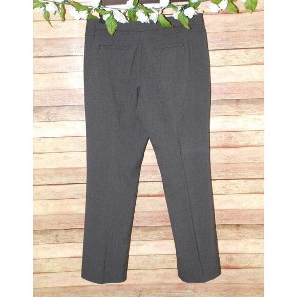 Worthington Modern Fit Ladies Gray Career Pants Size 12 Stretch Straight Classic - Picture 3 of 9